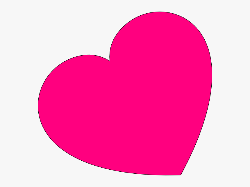 Tilted Heart Pink Clip Art At Clipart Library - Clipart Pink, HD Png Download