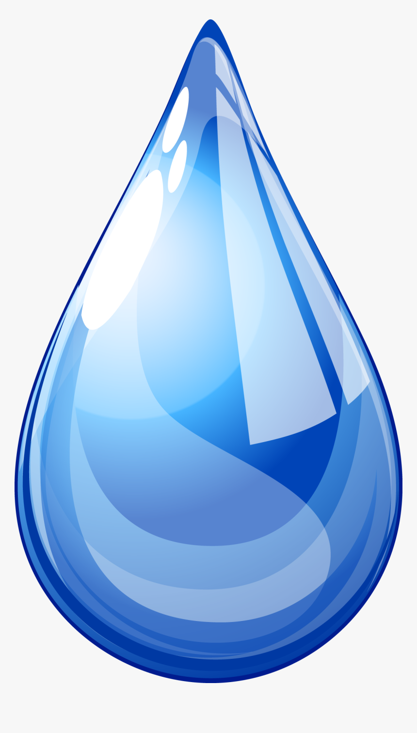 Water Drop Clipart One Water - Ice Hockey Stick Clip Art, HD Png Download
