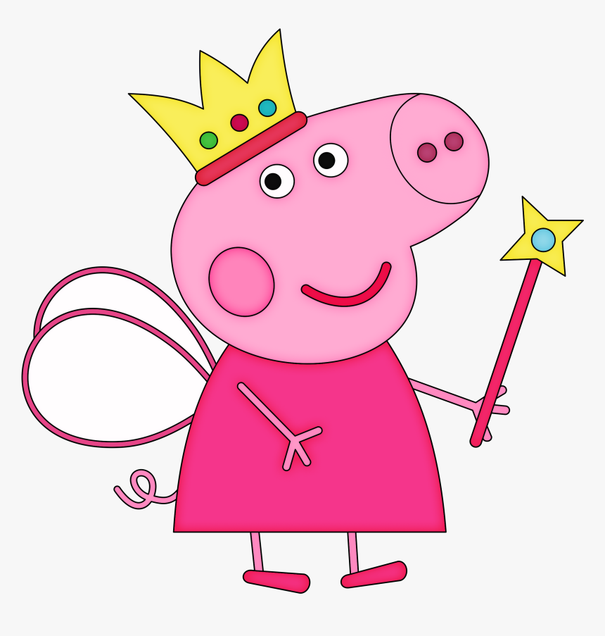 Transparent Family Clipart - Princess Peppa Pig Birthday, HD Png