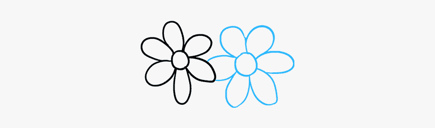 How To Draw Flower Bouquet, HD Png Download