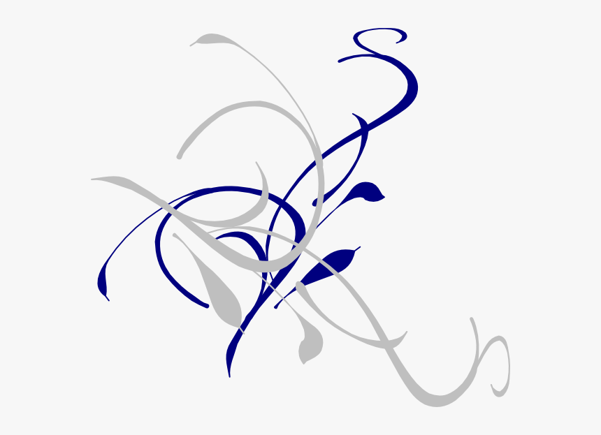 Wedding Clipart Navy Blue - Vine Clip Art, HD Png Download