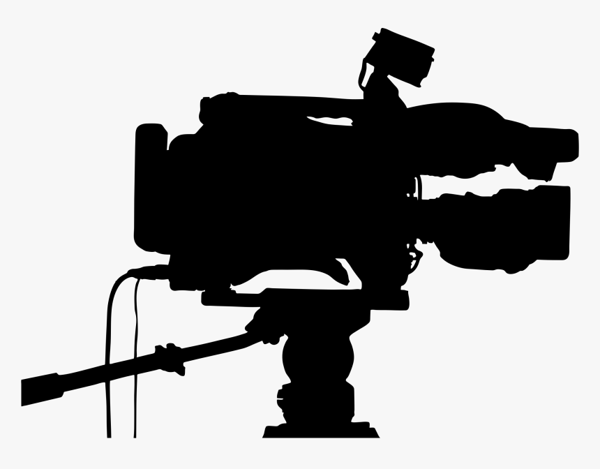 Professional Video Camera Silhouette Icons Png - Video Camera Silhouette Png, Transparent Png