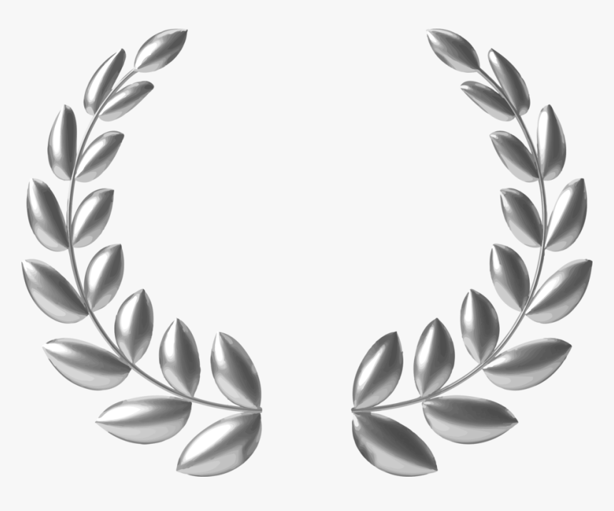 Jewellery,monochrome Photography,body Jewelry - Gold Laurel Leaves Png, Transparent Png
