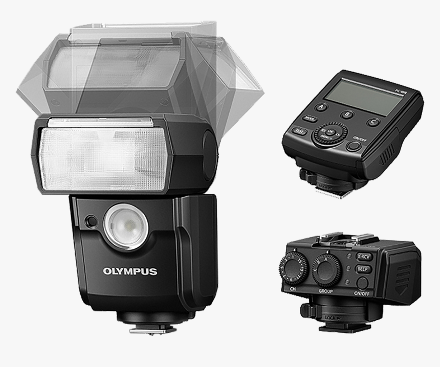 New Weather Sealed Flash System Strengthens Olympus - Olympus, HD Png Download