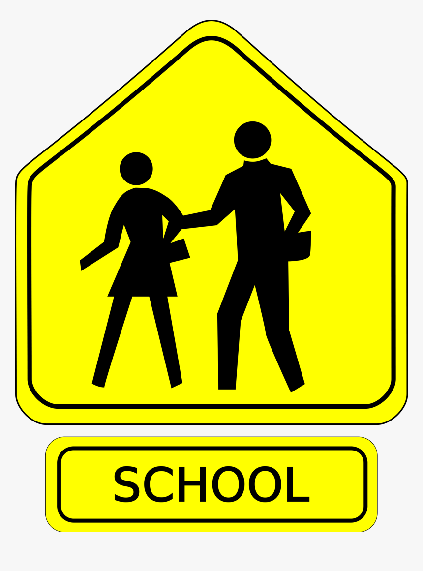 Road Sign School Zone, HD Png Download , Transparent Png Image - PNGitem