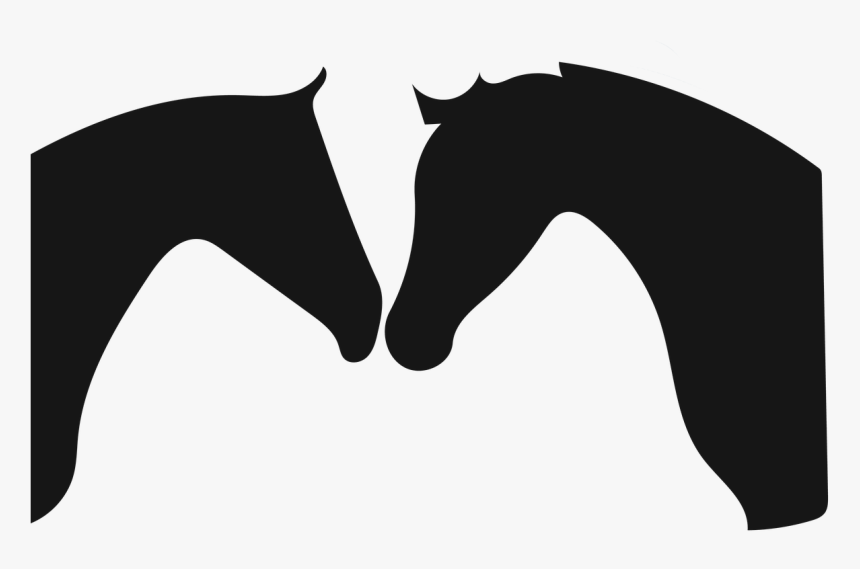 Animal Horse Clipart Free Picture - Clipart Pferd Schwarz Weiß, HD Png Download