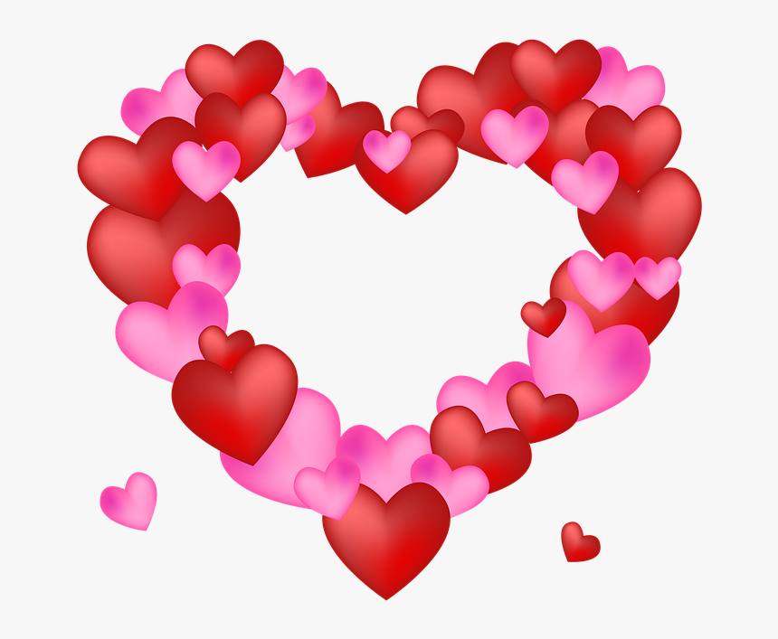 Hot Pink Heart Png, Transparent Png