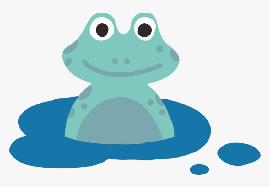Puddle Png - Frog-puddle, Transparent Png