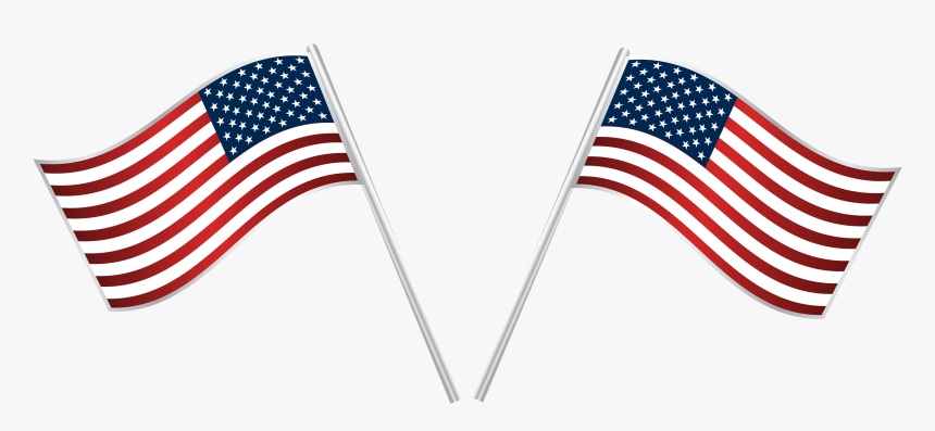 Usa Flags Png Clip Art Image - American Flags Clip Art, Transparent Png