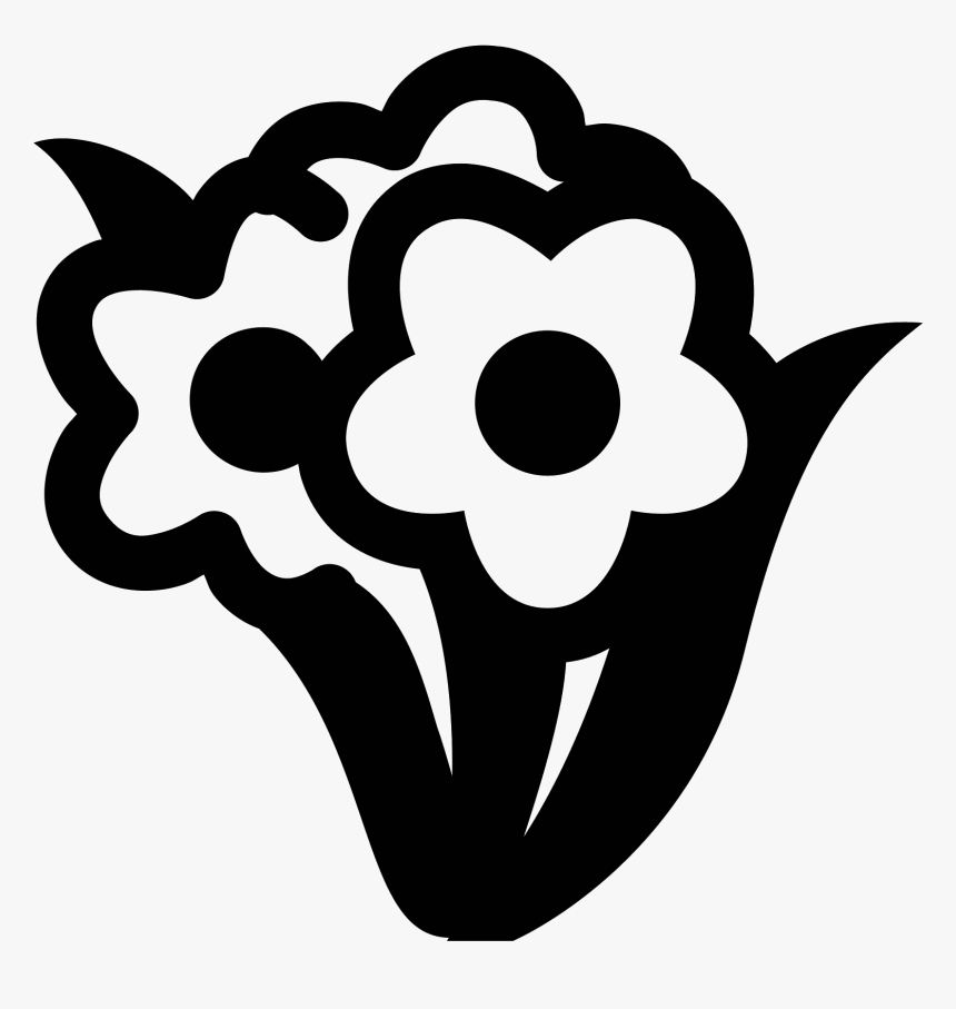 Flower Bouquet Icon - Icon Flowers, HD Png Download