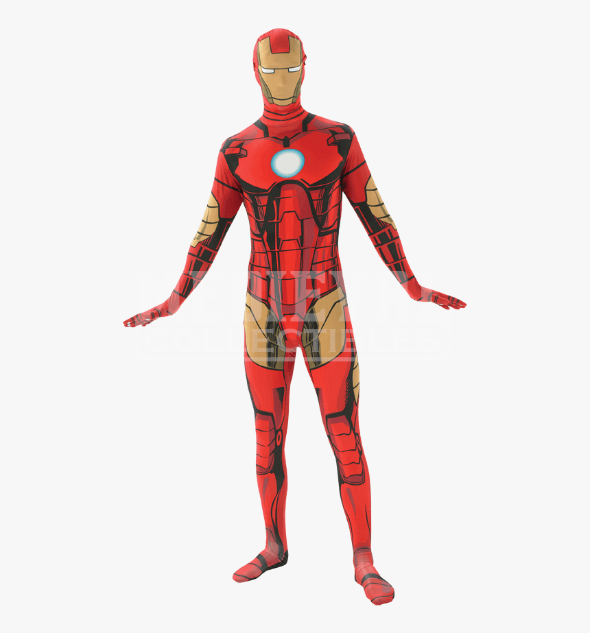 Adult Iron Man Second Skin Costume - Spider Man Suit Design, HD Png Download