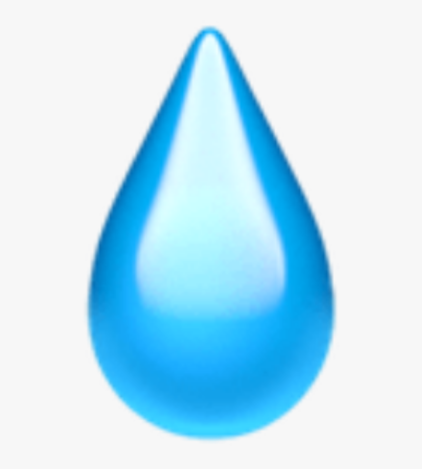 Transparent Rain Clip Art Iphone Water Drop Emoji, HD Png Download