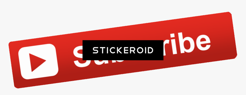 Youtube Subscribe Button Png - Graphic Design, Transparent Png