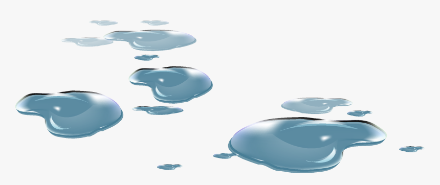 Clip Art Collection Of Free Bubbles - Water Puddle Drawing, HD Png Download