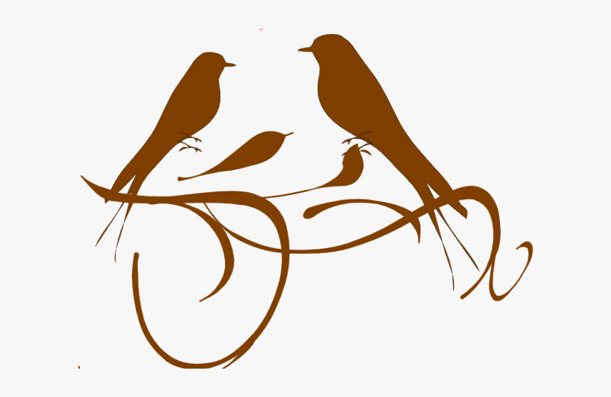 Peace Dove Free Download - Line Art Love Birds, HD Png Download