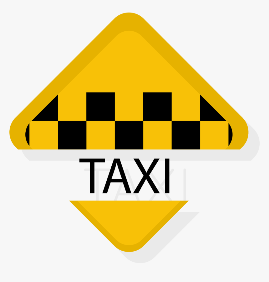 Placa De Transito Taxi Png, Transparent Png
