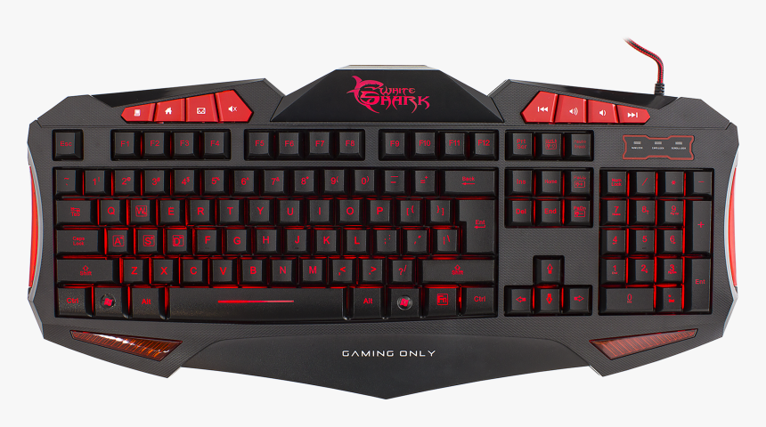 White Shark Keyboard Gk 1621 Shogun Red - Keyboard, HD Png Download