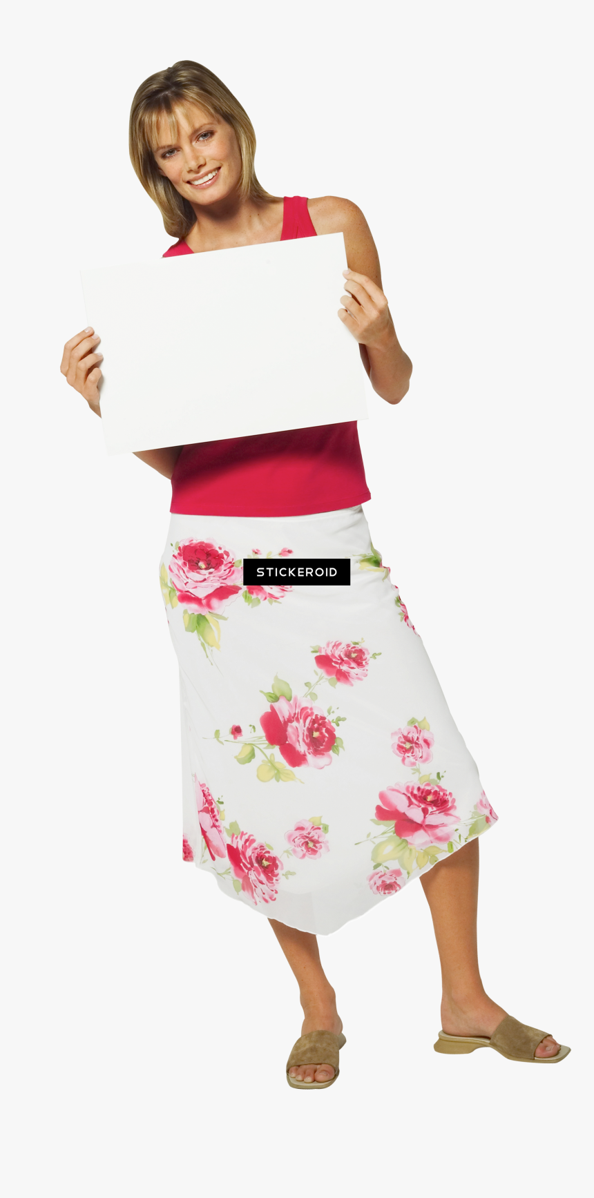 Thinking Girl Woman - Girl, HD Png Download