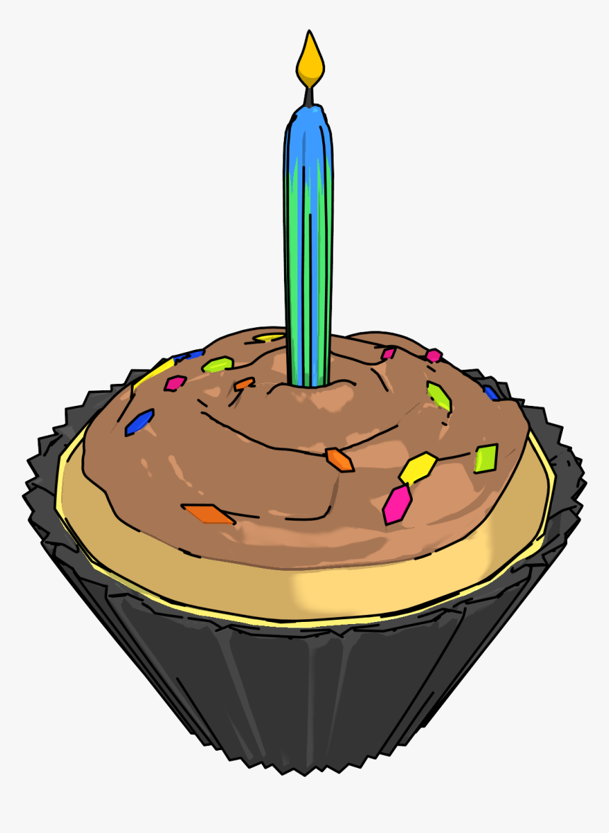 Birthday Party Cupcake Png Clipart - Birthday Cake, Transparent Png