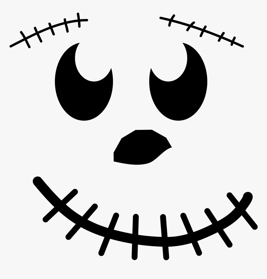 Smiling Pumpkin Face - Smiley Pumpkin Face, HD Png Download