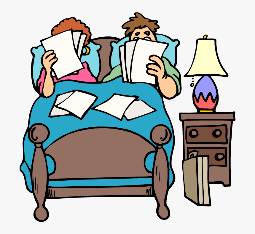 Parents In Bed Cartoon, HD Png Download