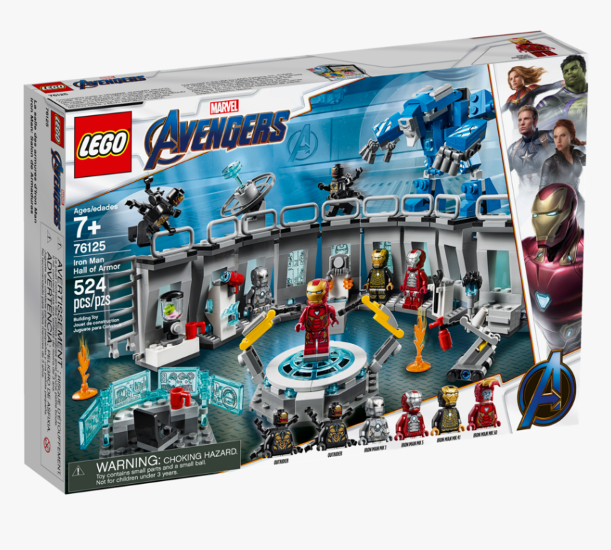 Lego Iron Man Hall Of Armor, HD Png Download