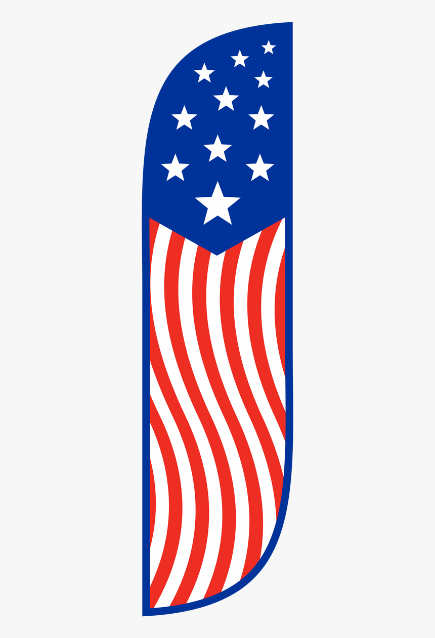 5ft American Flag Old Glory 2 Feather Flag Red White - Flag Of The United States, HD Png Download