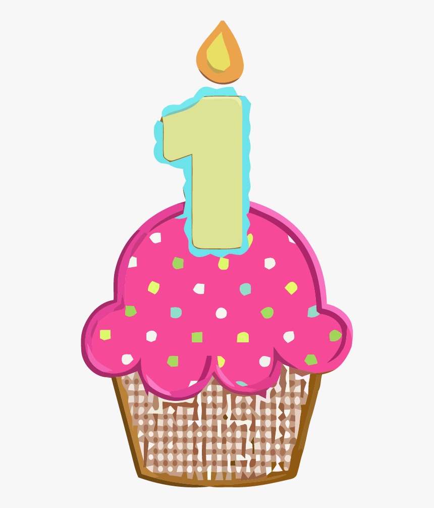 1st Birthday Cupcake Clipart Picture - 1st Birthday Cake Clipart Png, Transparent Png