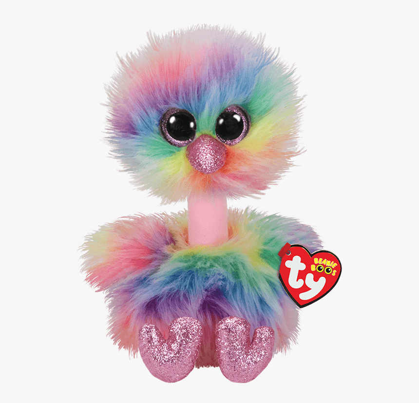 Ostrich Pastel Medium - Asha Beanie Boos, HD Png Download