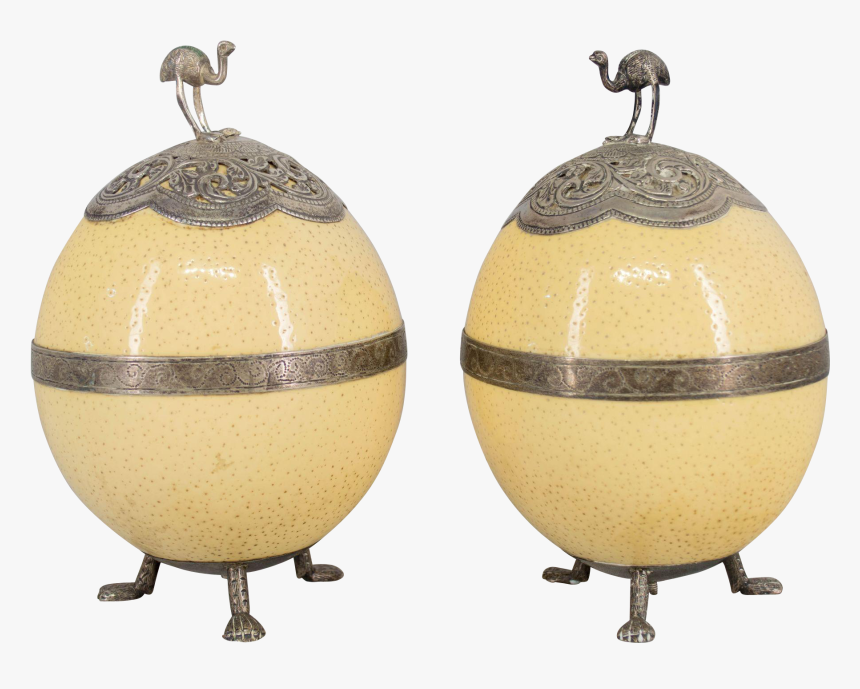 1798 X 1798 - Decorated Ostrich Eggs With Silver, HD Png Download