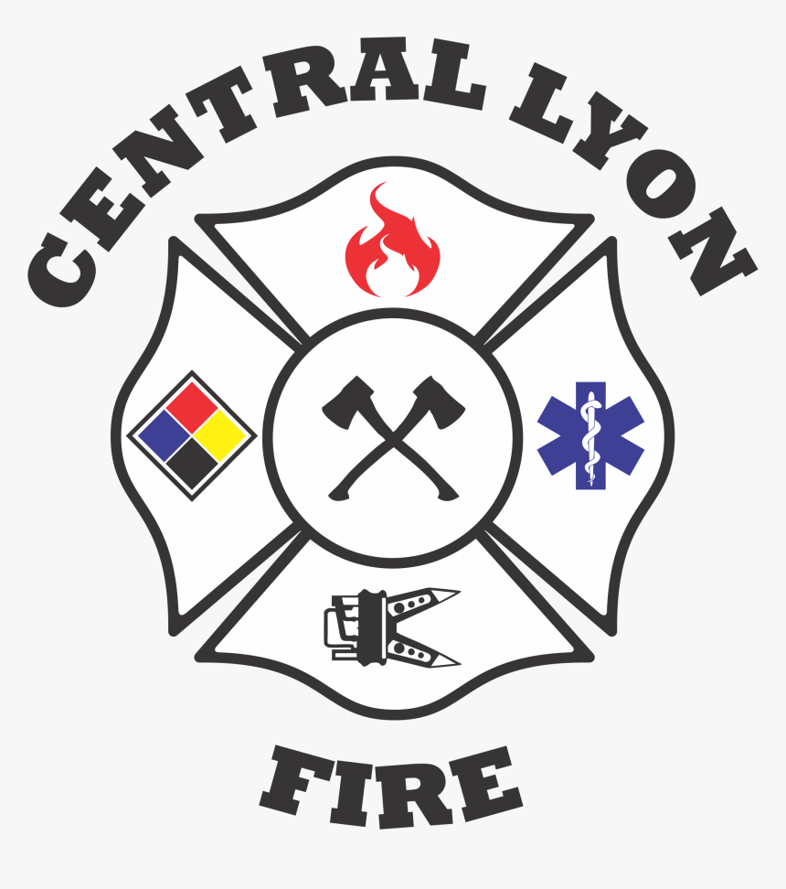 Central Lyon County Fire Logo, HD Png Download