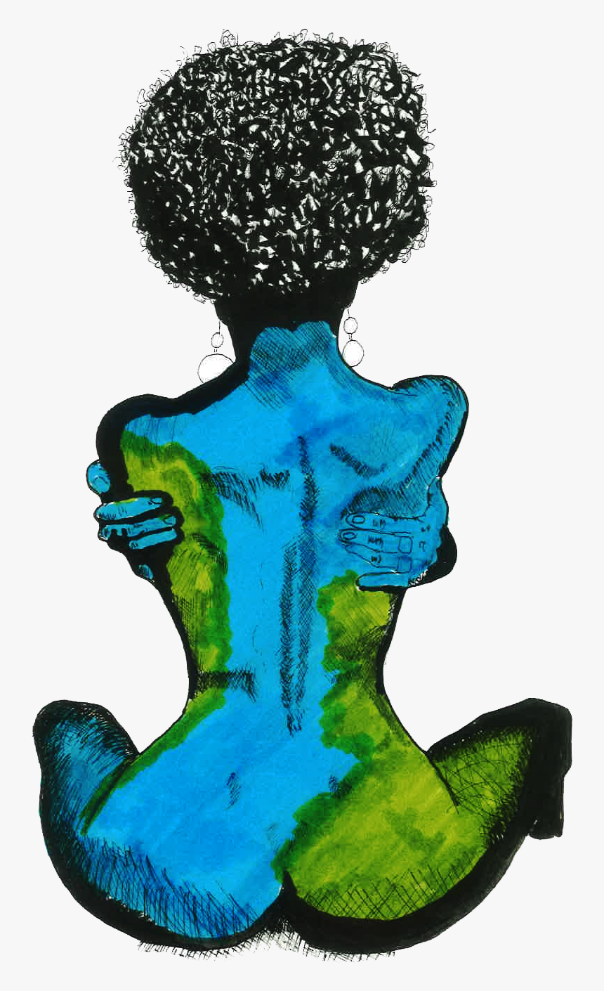 Earth-lady - Illustration, HD Png Download