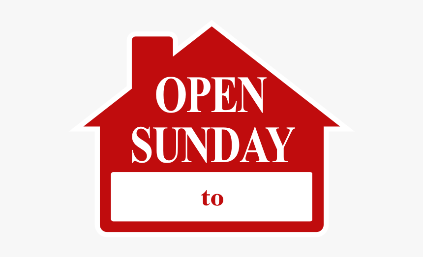 Open Sunday Sign - Nome, HD Png Download