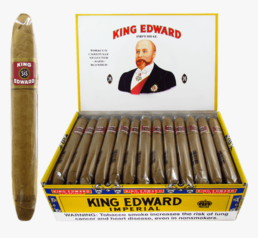 King Edward Imperial Box And Stick - King Edward Cigars Made, HD Png Download
