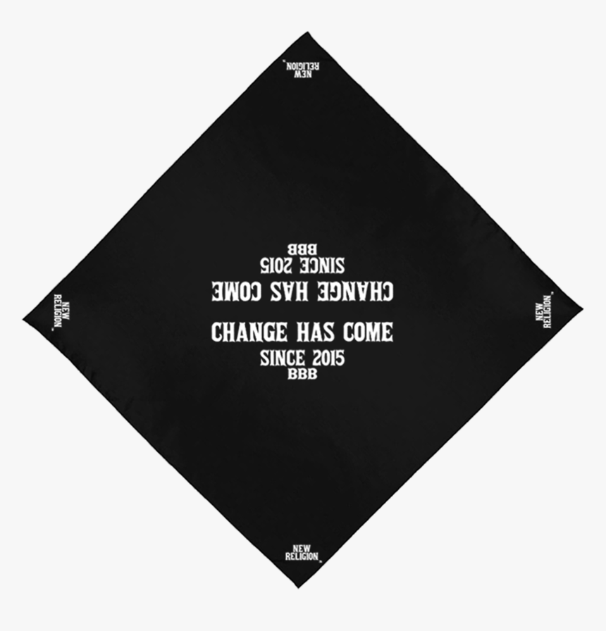 Image Of Black & White Bandana - Triangle, HD Png Download