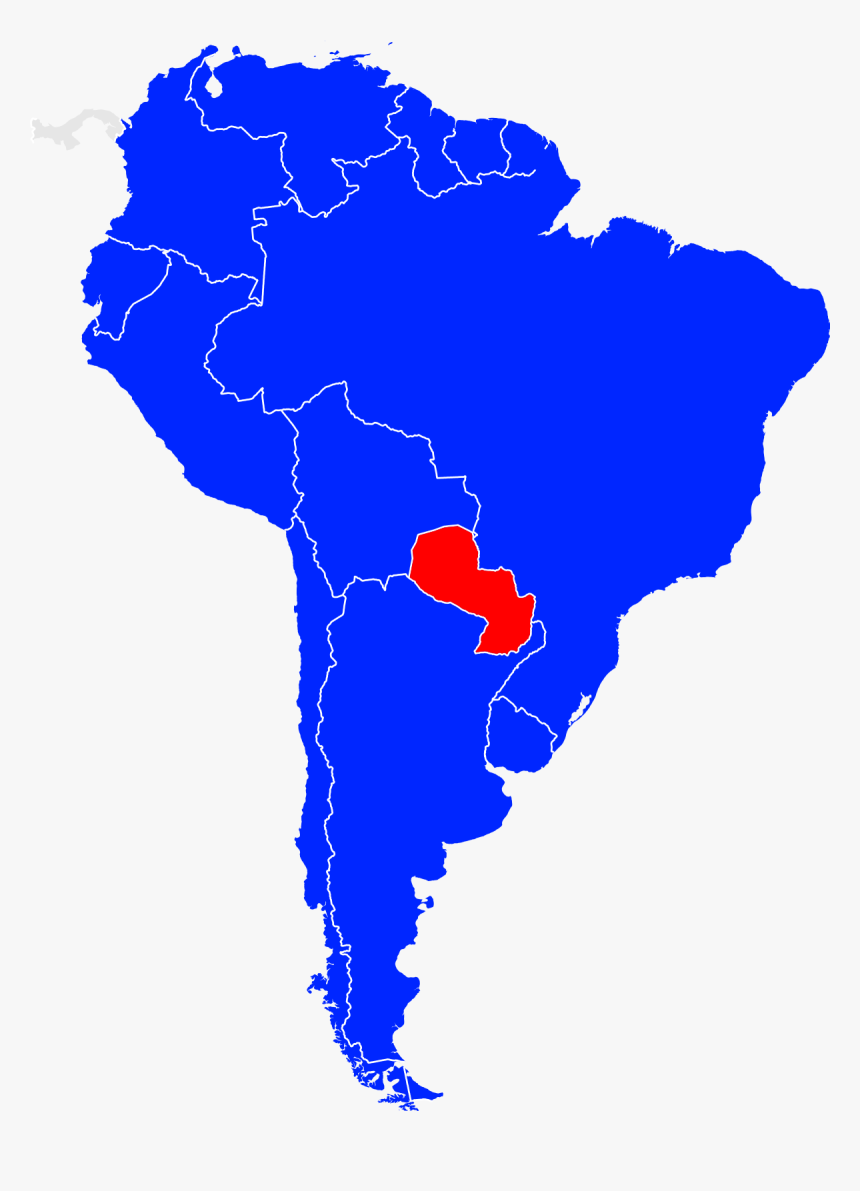 Map Of South America Png, Transparent Png
