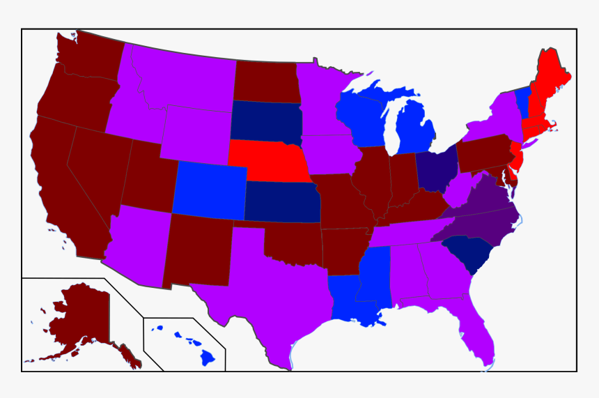 Legal Drinking Age In 1983 - Us Senate Map 2019, HD Png Download