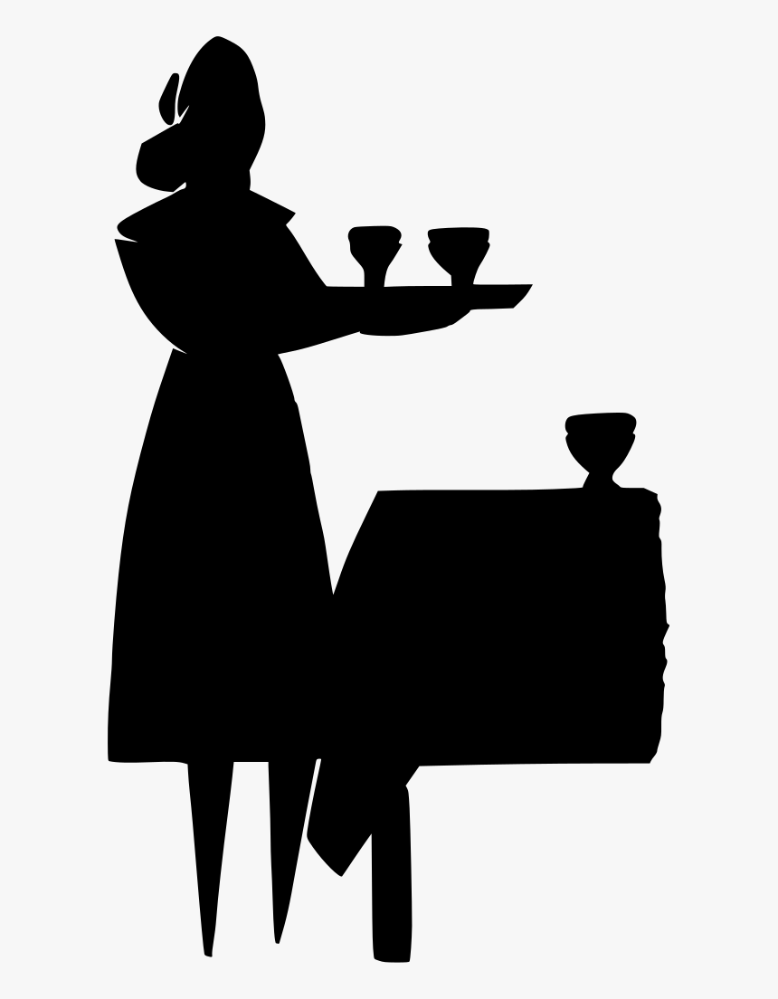 Server At A Restaurant Clipart, HD Png Download