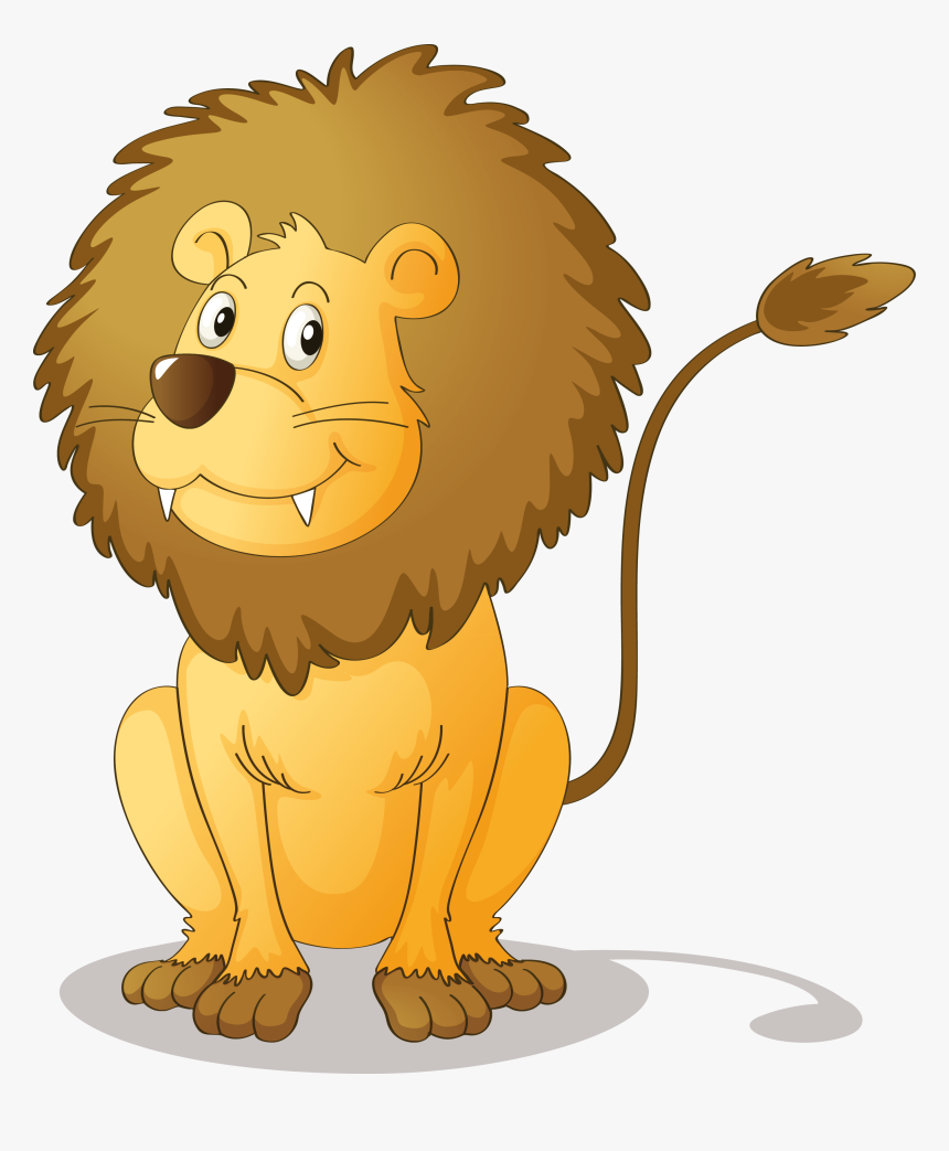 Thumb Image - Cartoon Lion White Background, HD Png Download