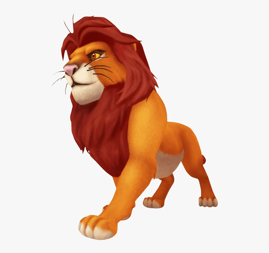 Rey Leon Png - Lion King Kingdom Hearts Simba, Transparent Png