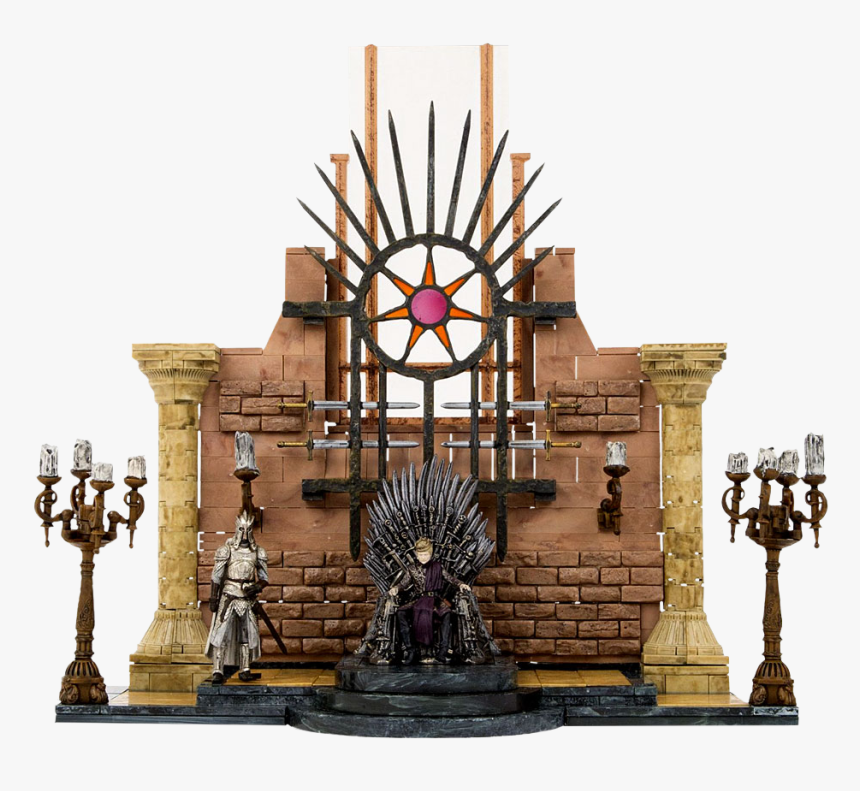 Iron Throne Room Building Set - Mcfarlane Toys Game Of Thrones Iron Throne Room Construction, HD Png Download