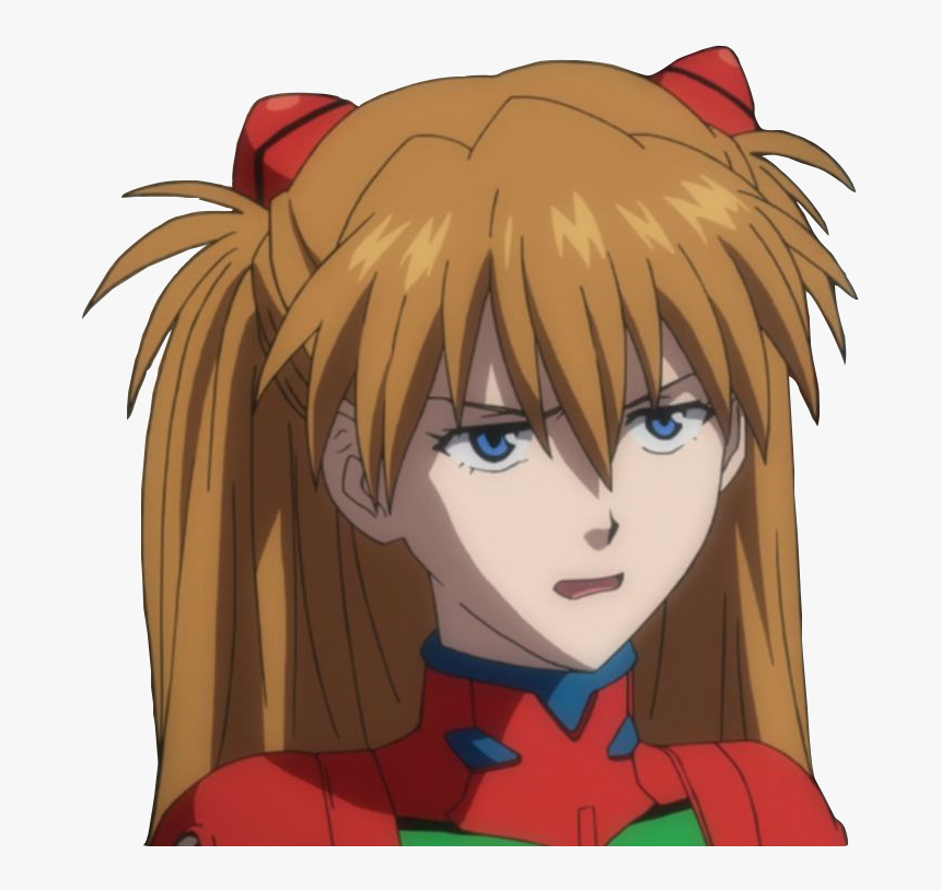 Evangelion Asuka Face, HD Png Download