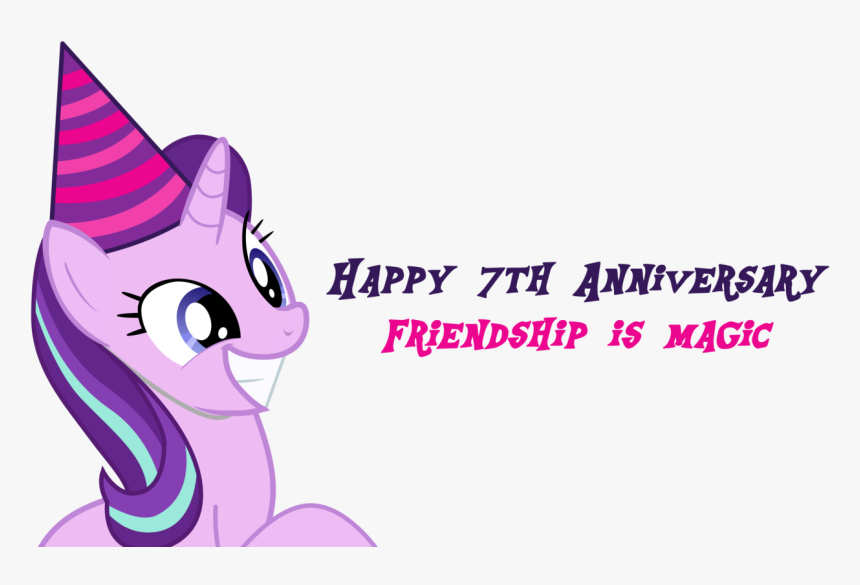 You Can Click Above To Reveal The Image Just This Once, - Little Pony 7th Happy Birthday, HD Png Download