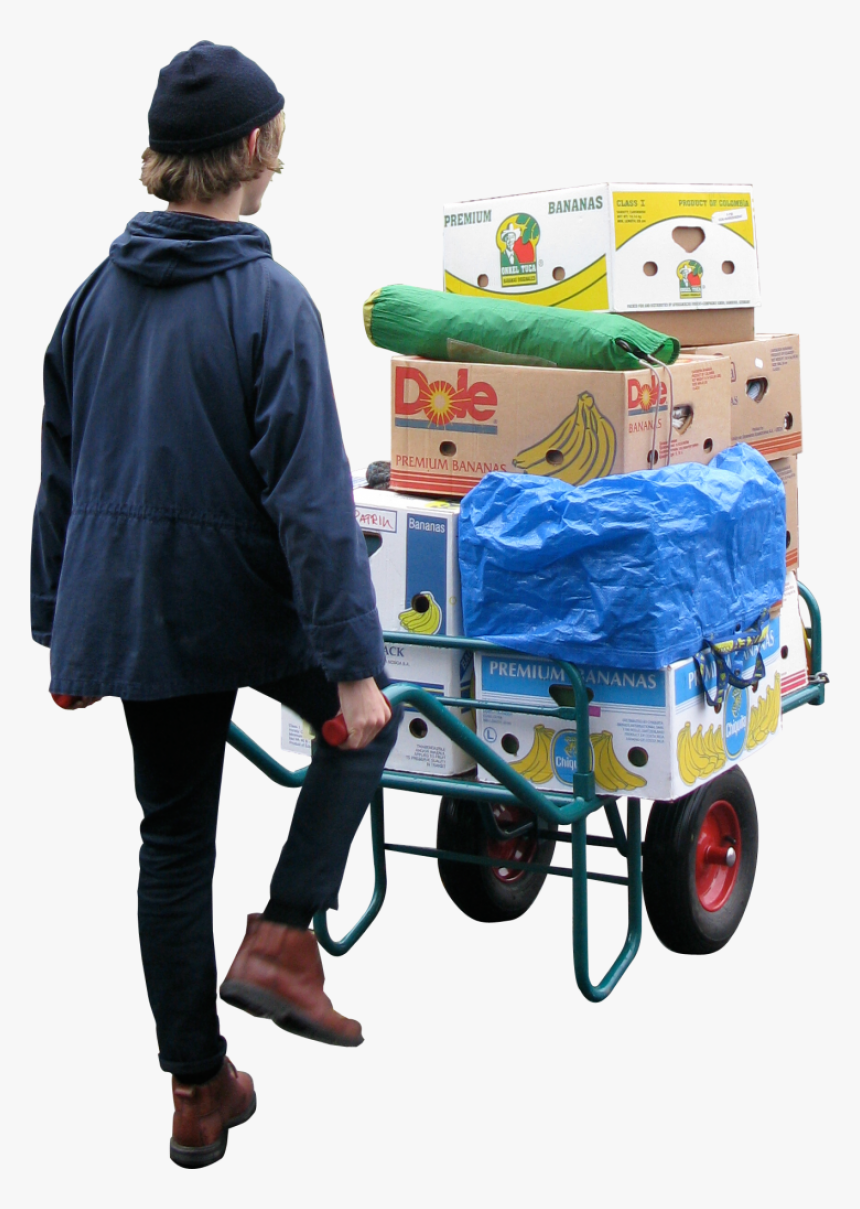 Moving Wheelbarrow Png Image - Food Street Market Png, Transparent Png