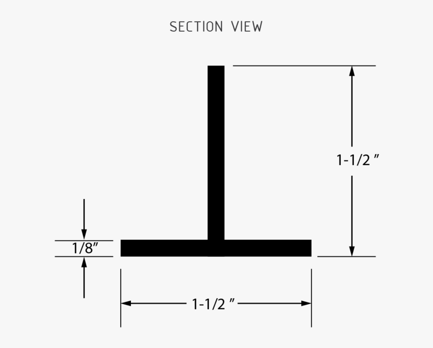 Loafer Rail Section View-01, HD Png Download