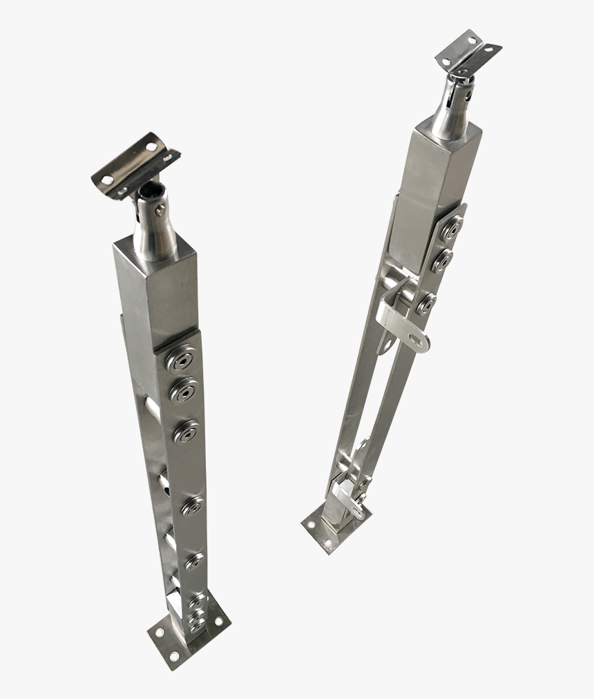 Interior Stainless Steel Tempered Glass Railing / Handrail - Metalworking Hand Tool, HD Png Download