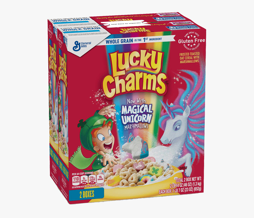Lucky Charms 2 Boxes, HD Png Download
