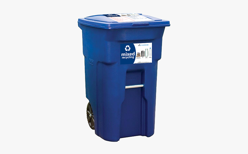 45 Gallon Recycling Bin, HD Png Download