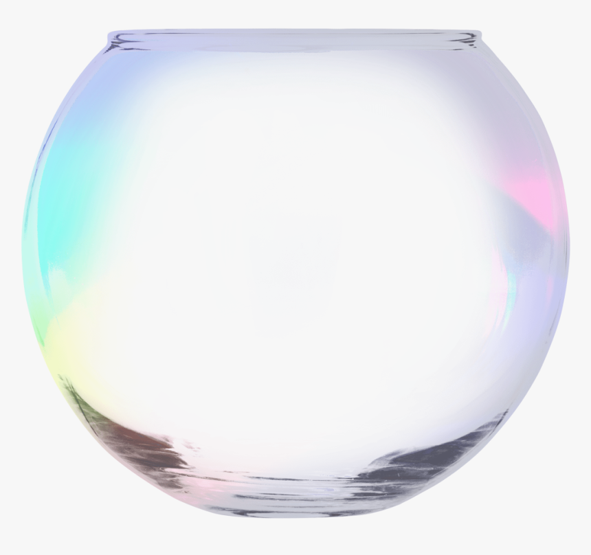 #fishbowl #fish #bowl #glass - Vase, HD Png Download