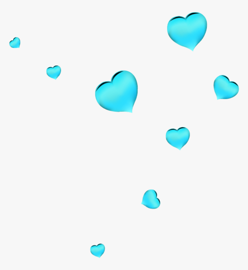 #mq #blue #heart #hearts #floating #love - Heart, HD Png Download
